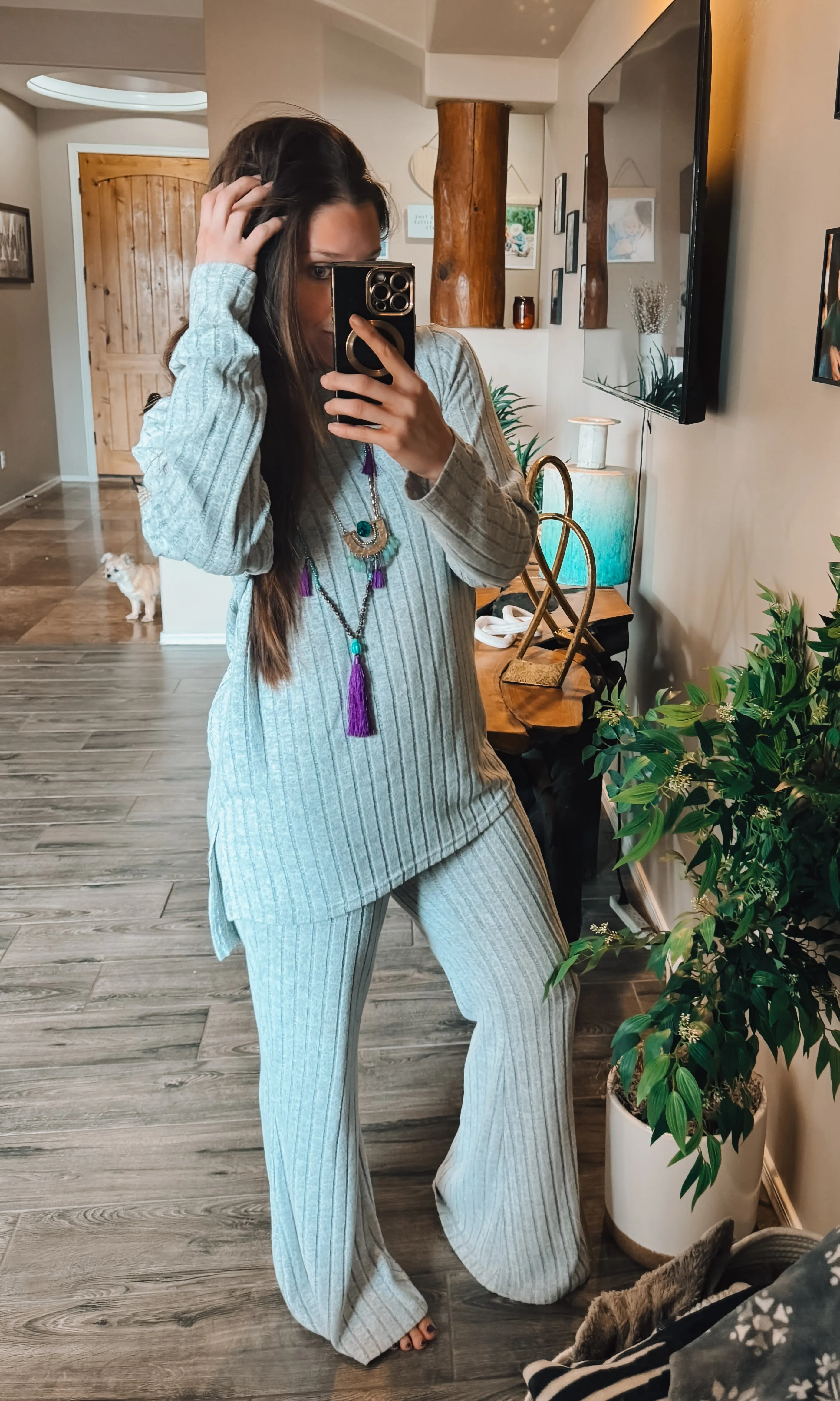 Cozy Girl Era Pants Set