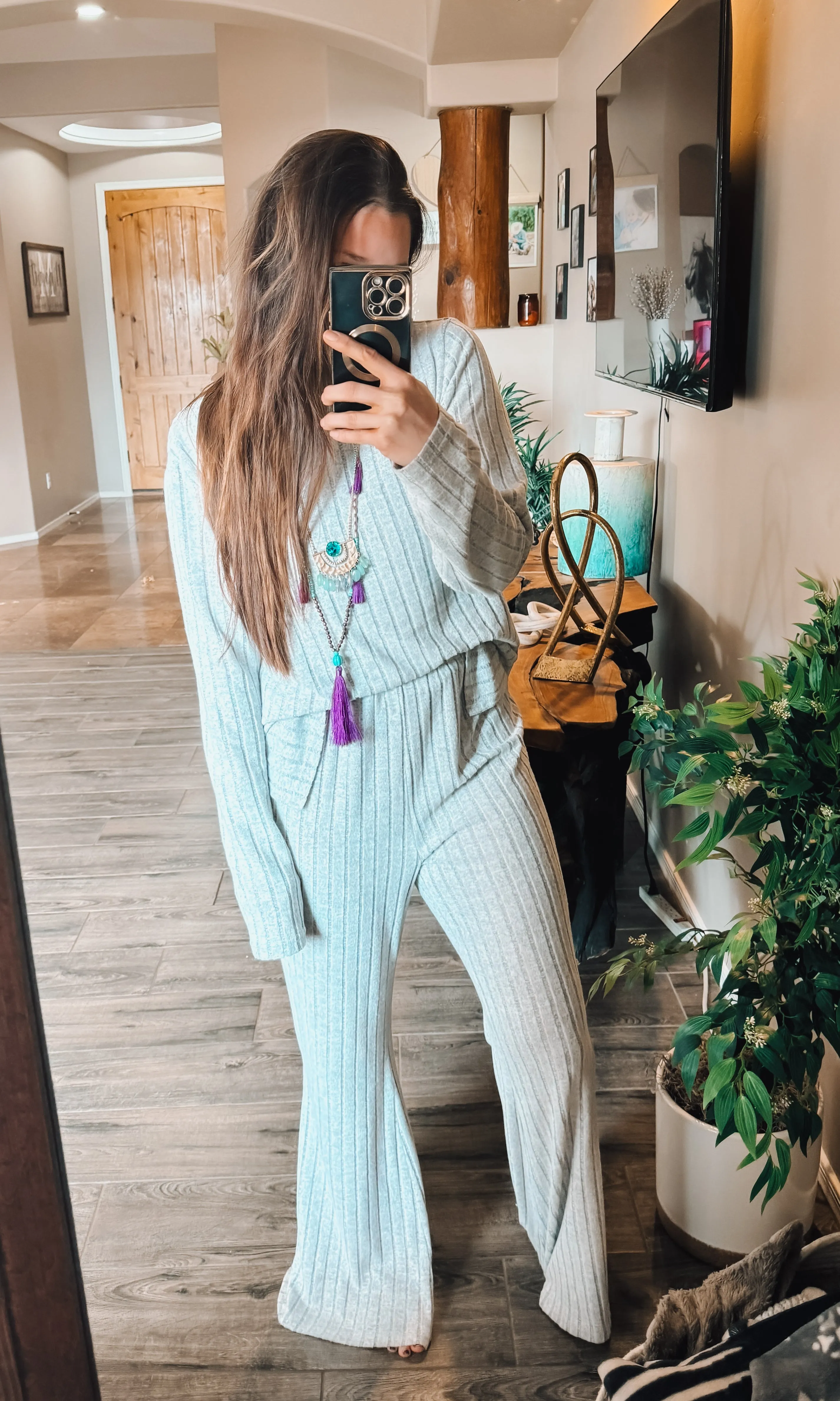Cozy Girl Era Pants Set