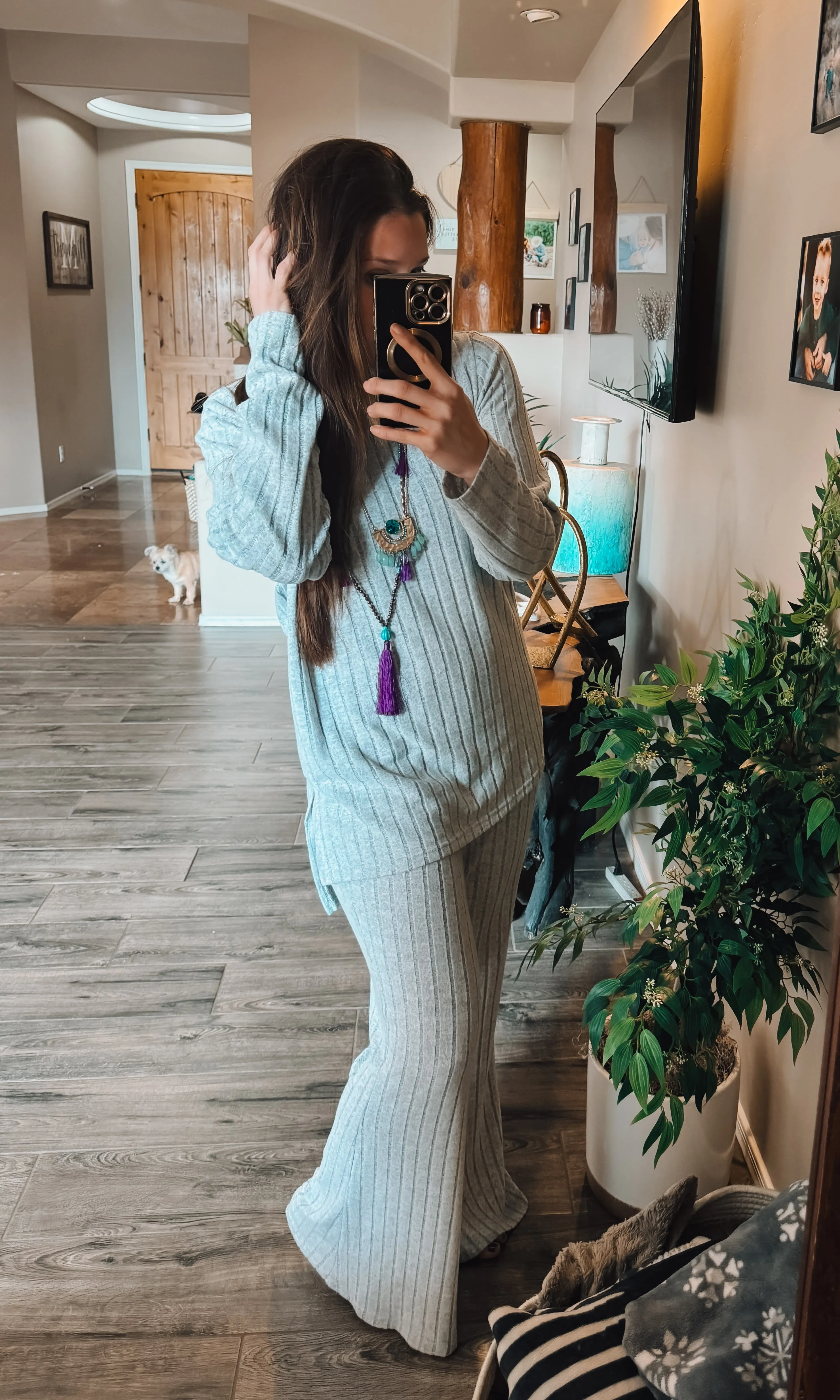 Cozy Girl Era Pants Set