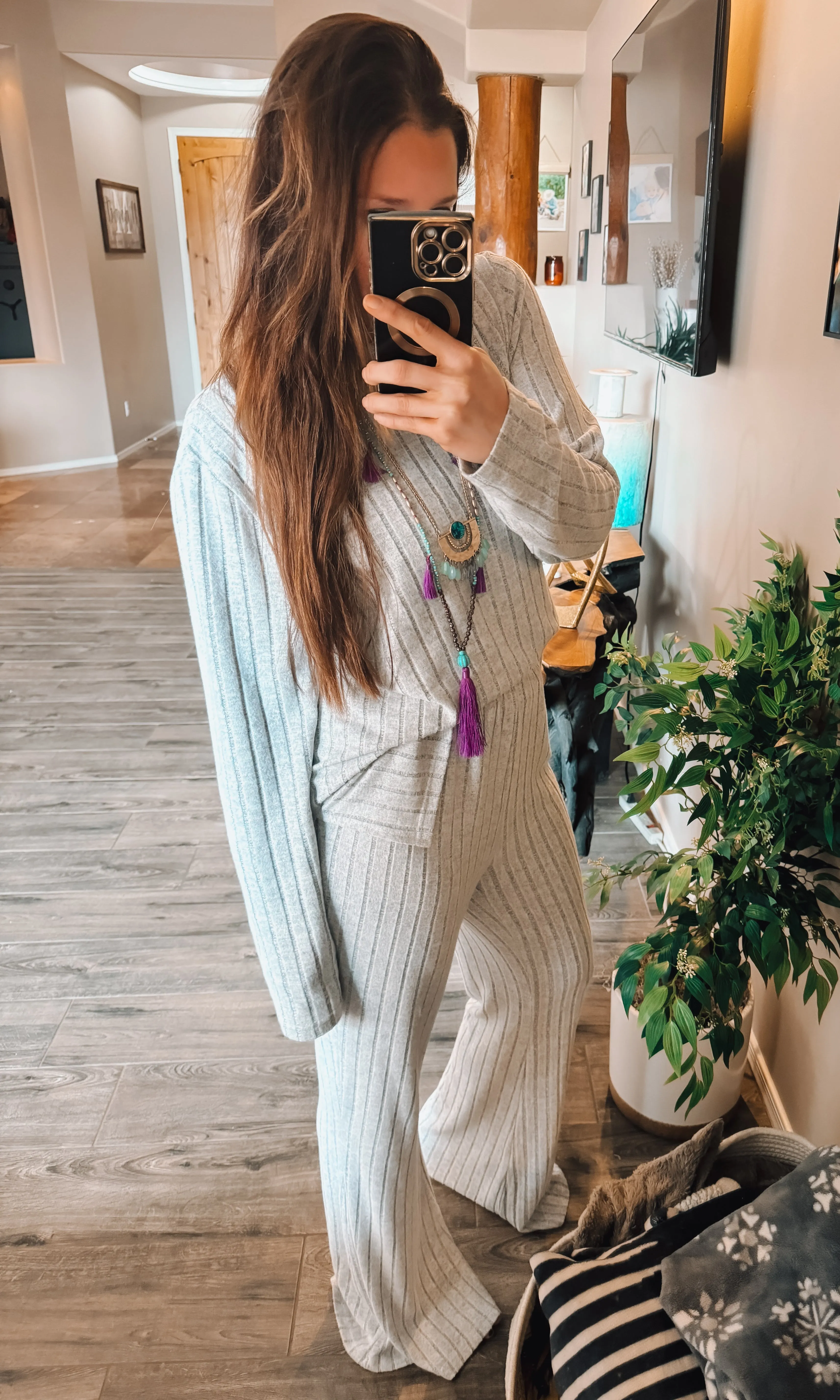 Cozy Girl Era Pants Set