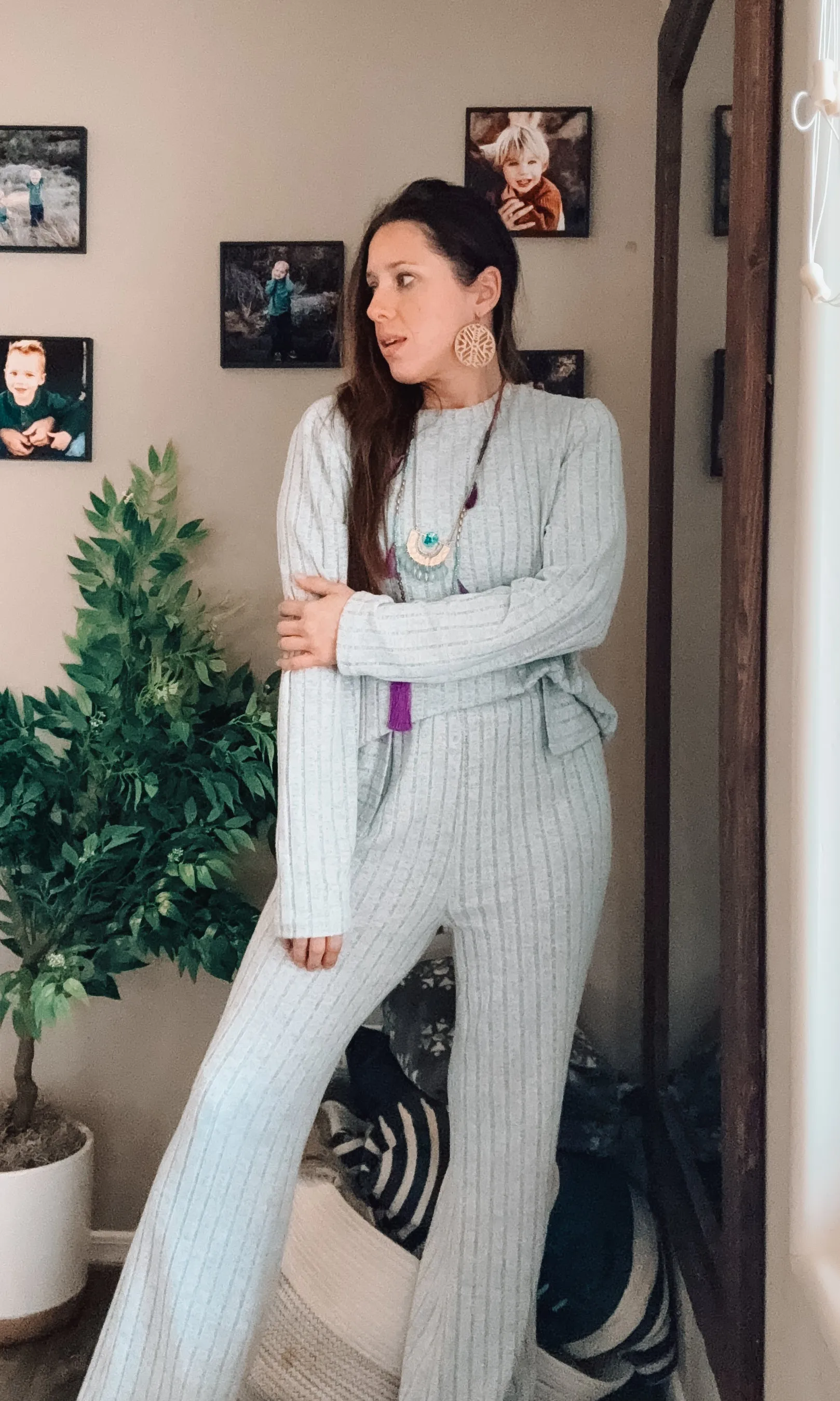 Cozy Girl Era Pants Set