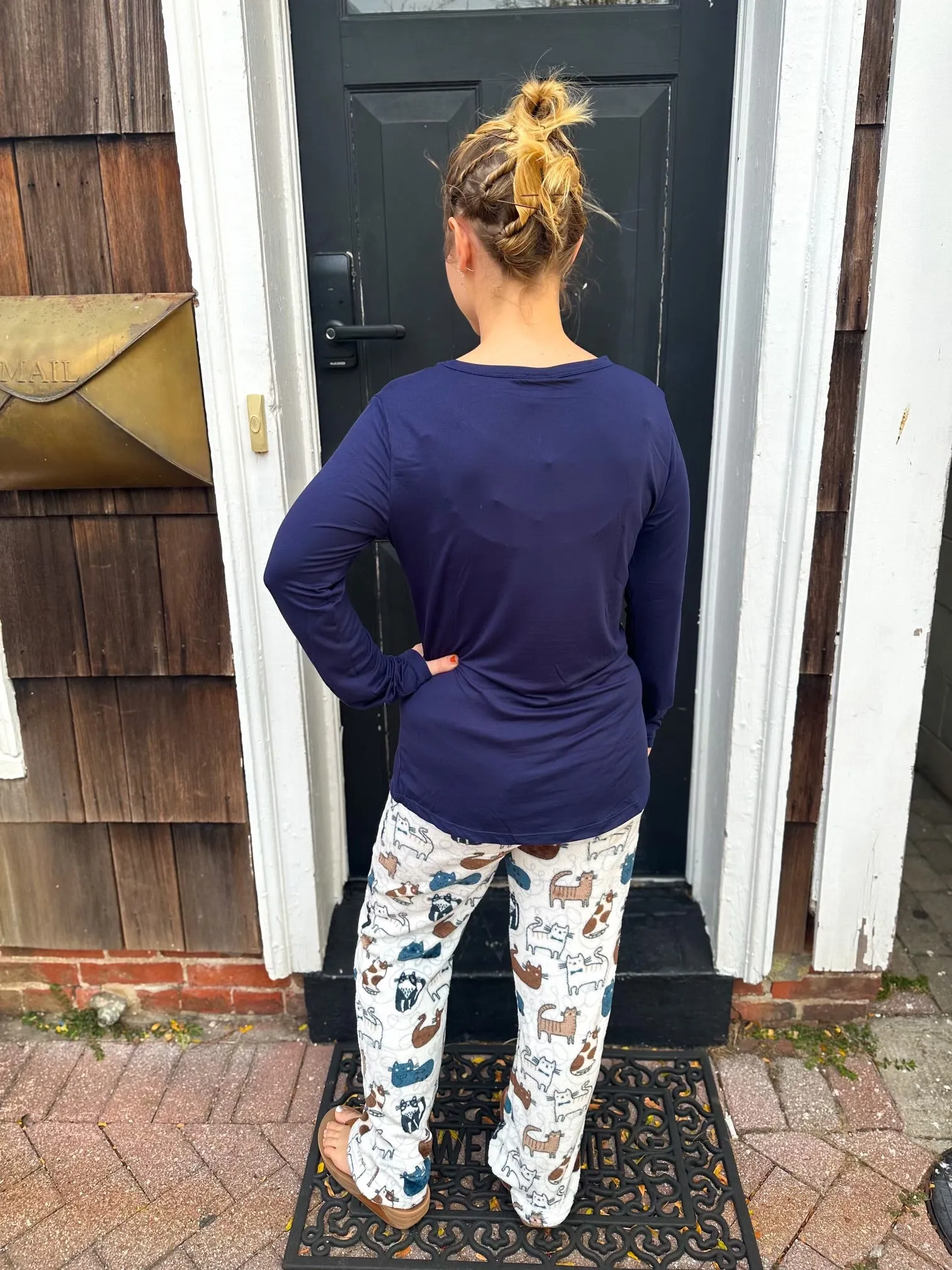 Cozy Kitty Velvety Fleece PJ Bottoms