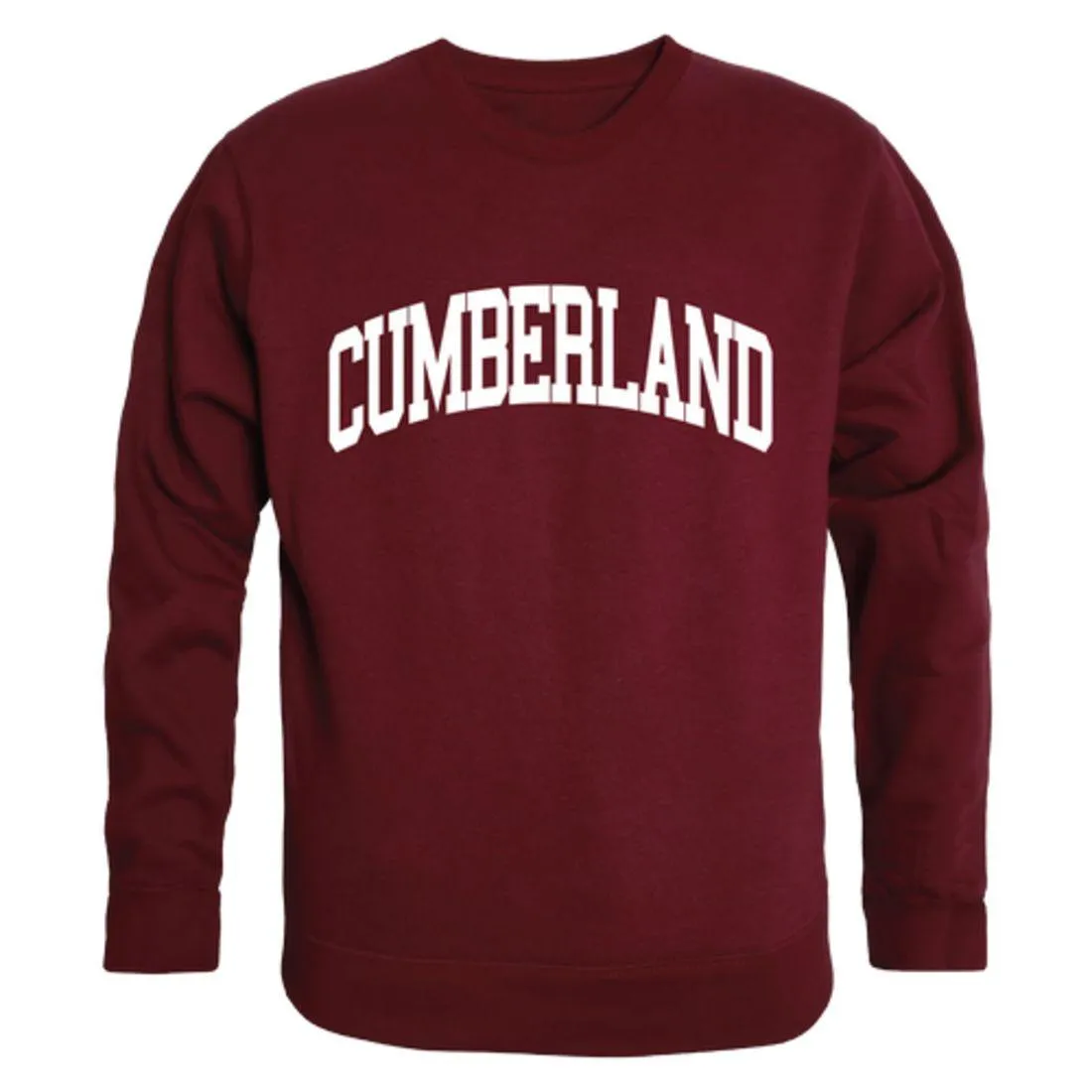 Cumberland University Phoenix Arch Crewneck Pullover Sweatshirt Sweater Maroon