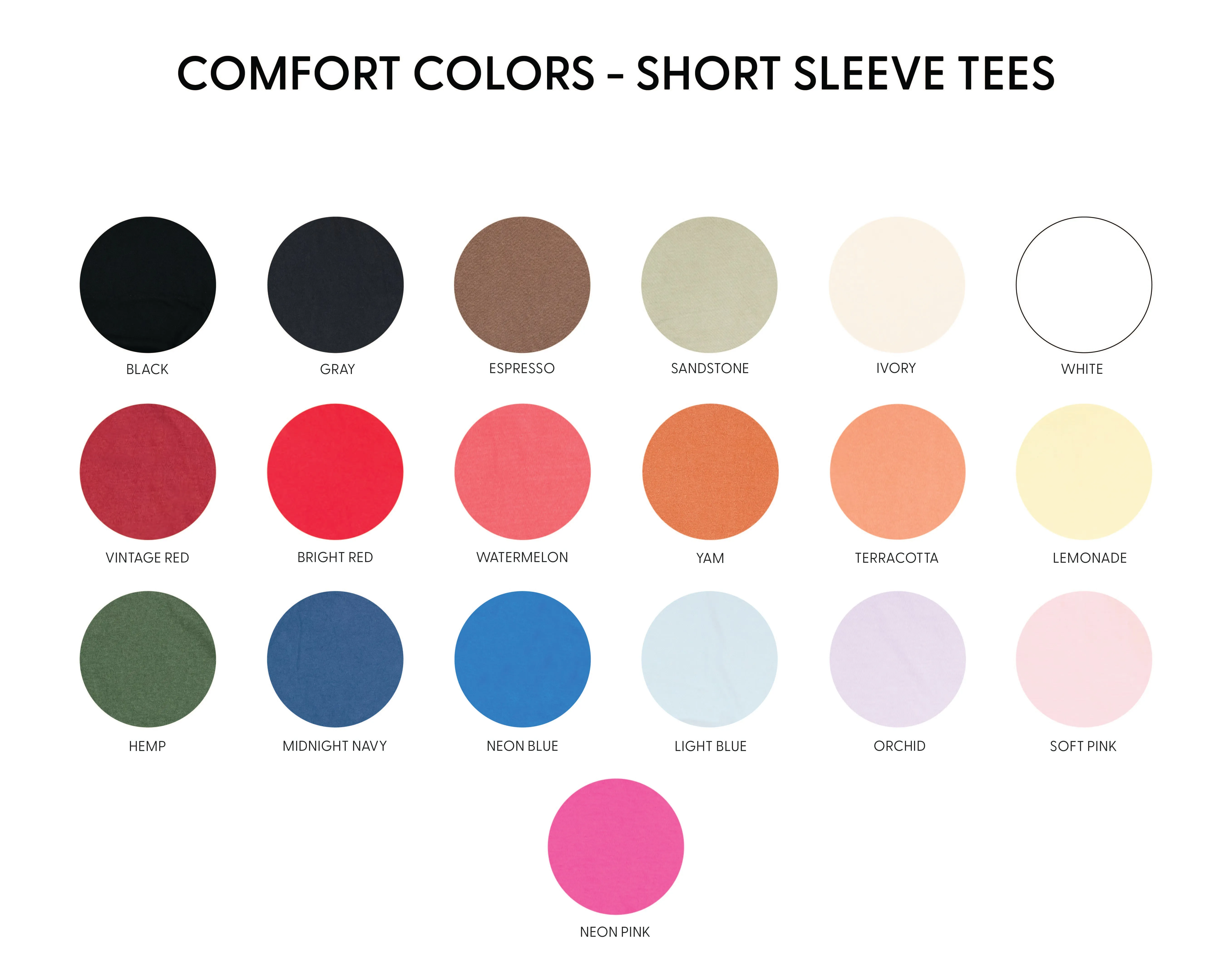 CUSTOM TEACHER TEE - Embroidered SHORT SLEEVE Comfort Colors Tee - (Enter Your Custom Name)