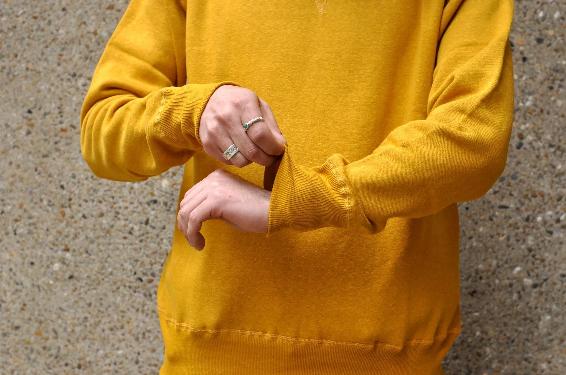Denime X Warehouse Co Lot.260 10oz "Standard" Loopwheeled Sweatshirt (Yellow)