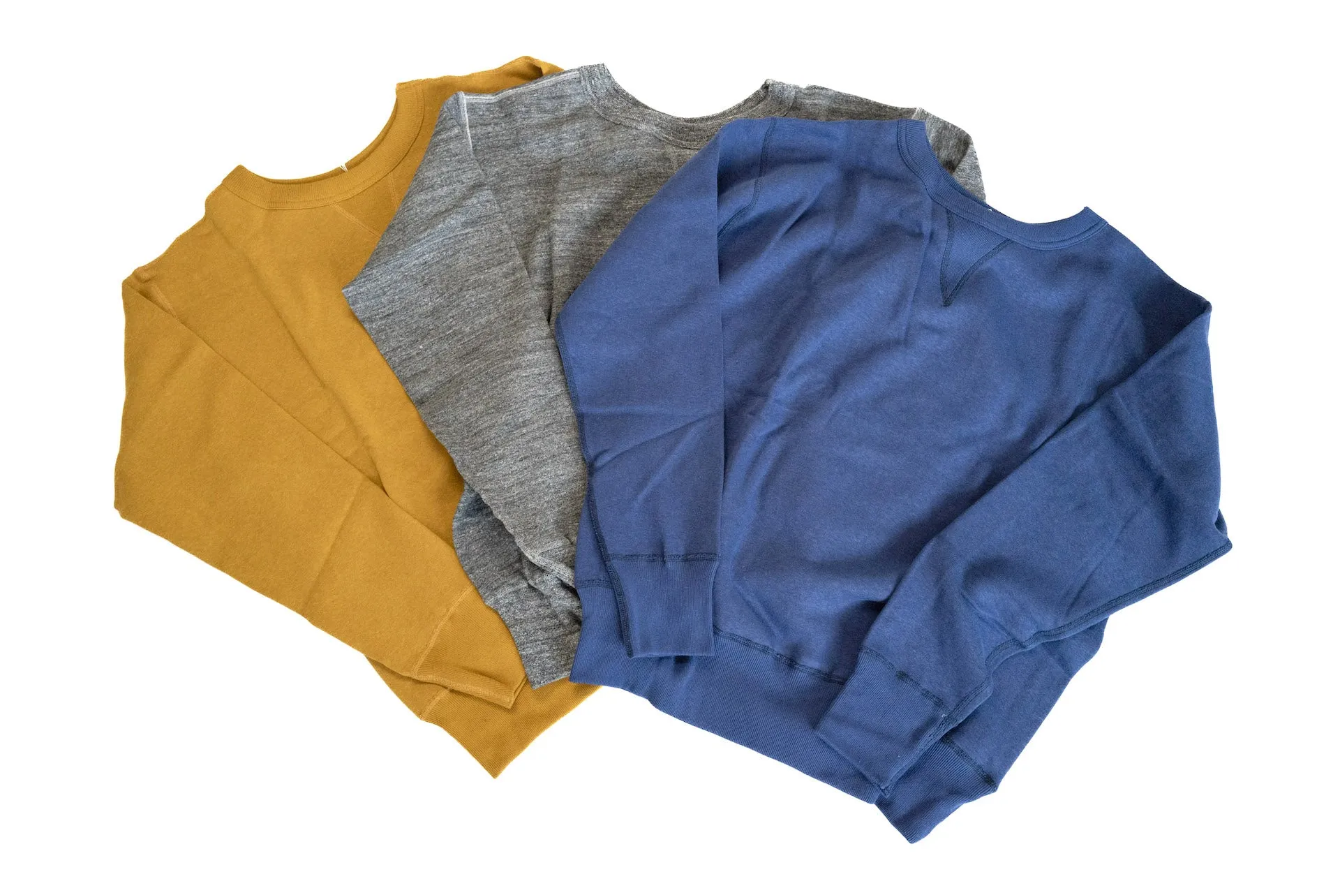 Denime X Warehouse Co Lot.260 10oz "Standard" Loopwheeled Sweatshirt (Yellow)