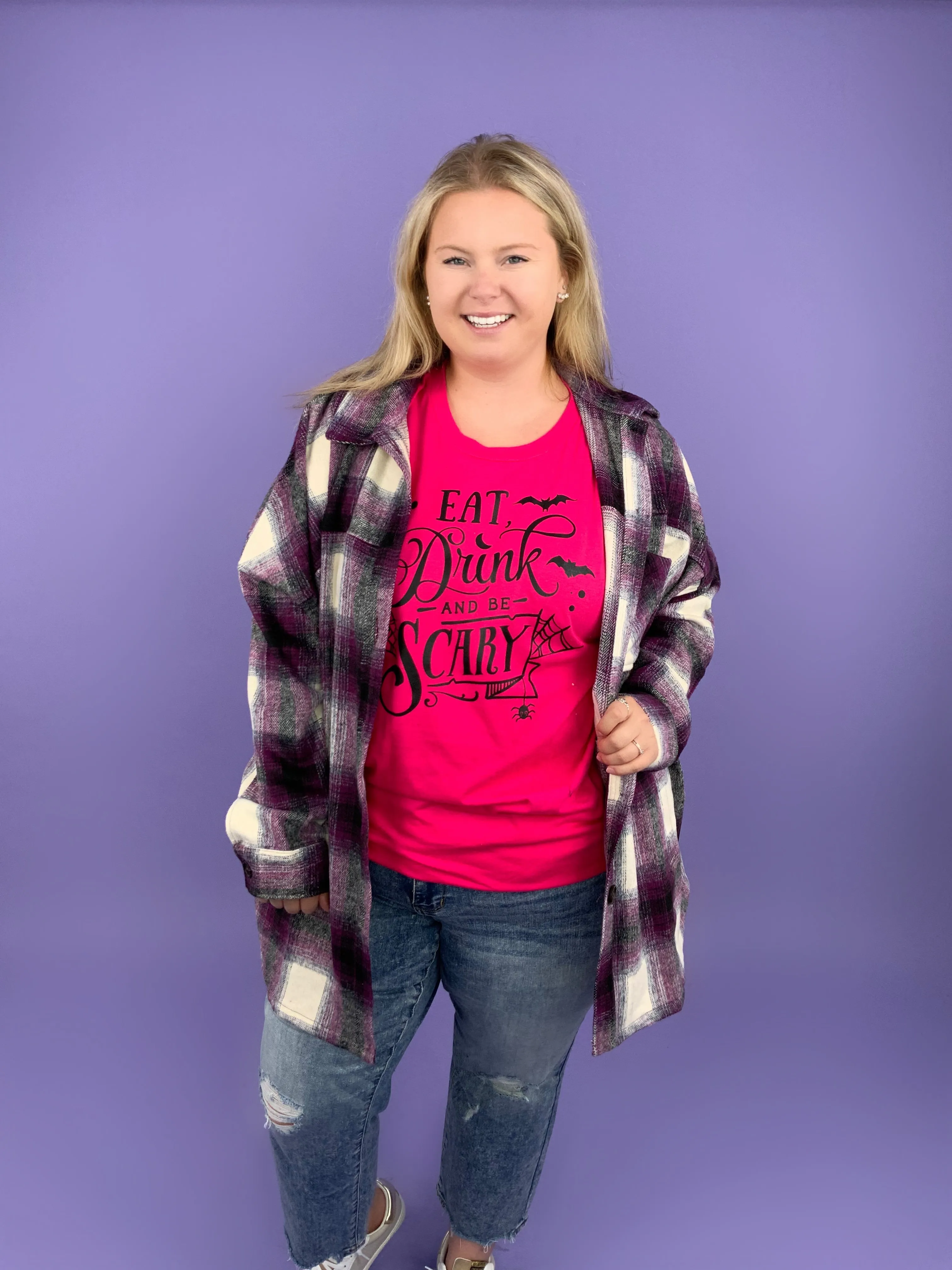 Eat Drink & Be Scary Graphic Tee