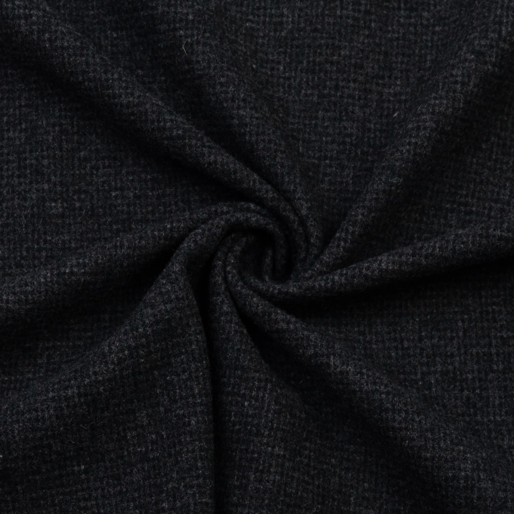 Edith Dark Grey Brushed Wool