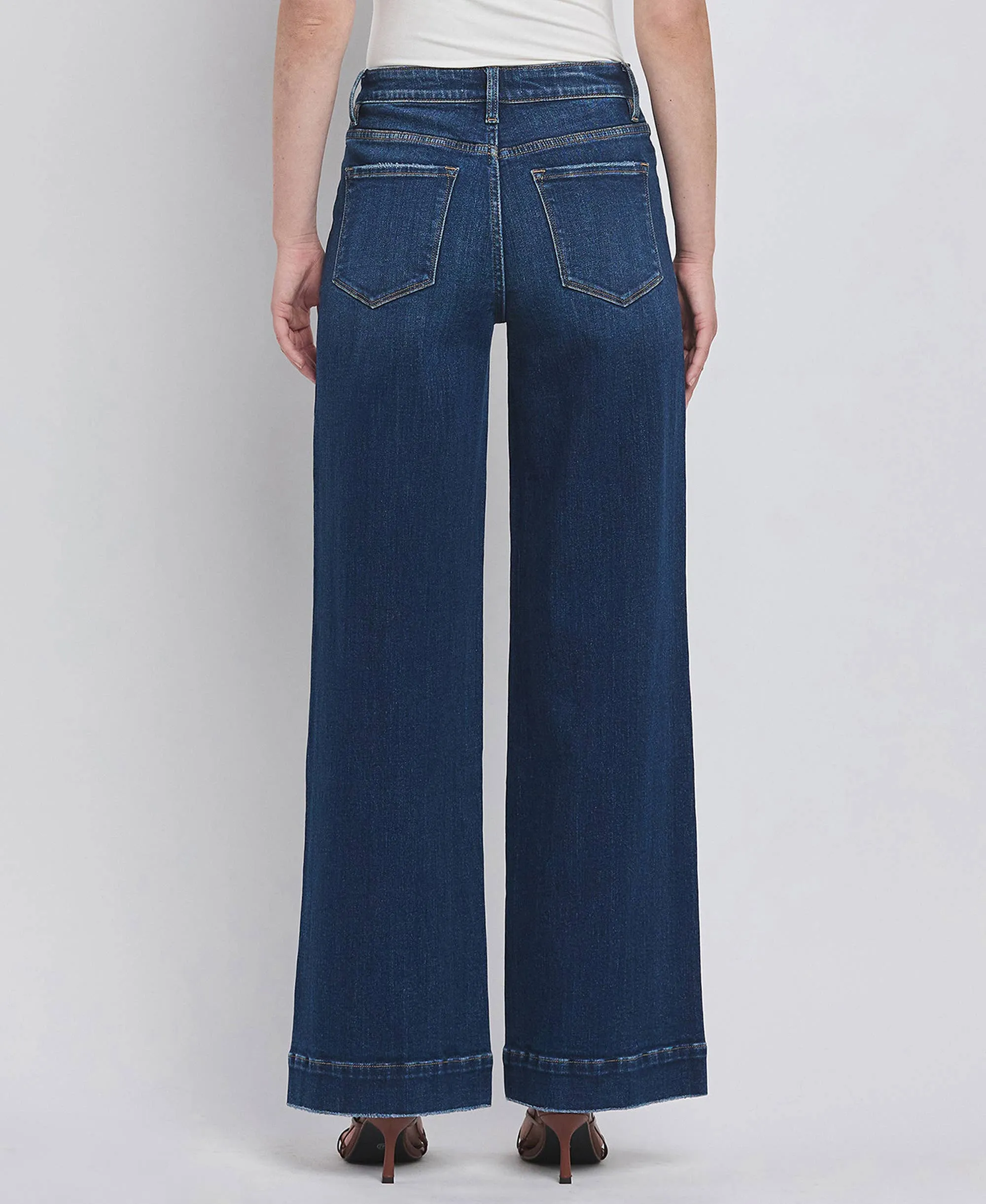 Flying Monkey High Rise Wide Trouser Jeans