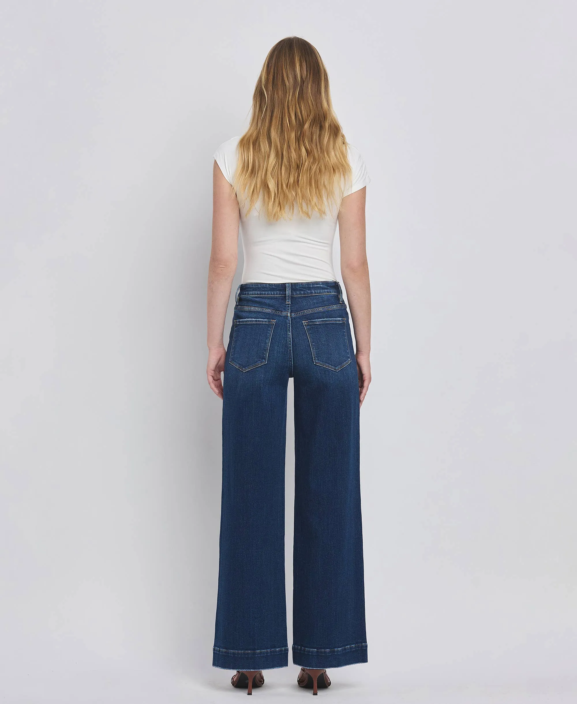 Flying Monkey High Rise Wide Trouser Jeans