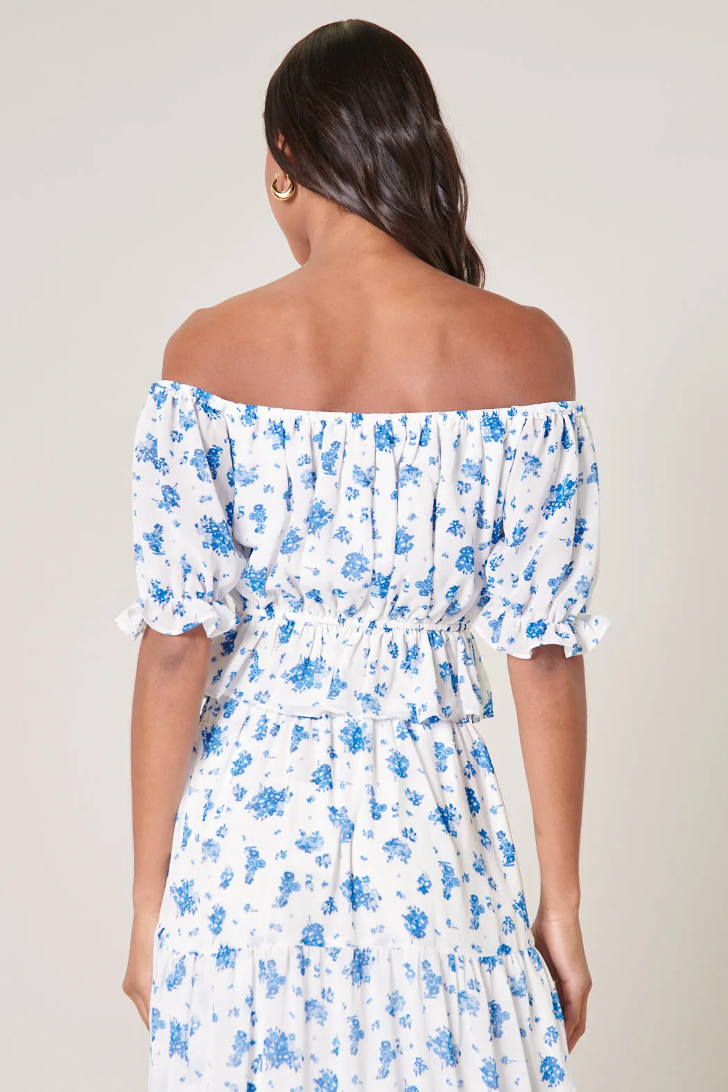 Fond of You Edith Off the Shoulder Ruffle Top