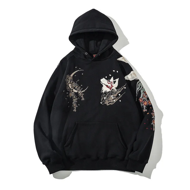 Fox Embroidered Hoodie - AXIS19