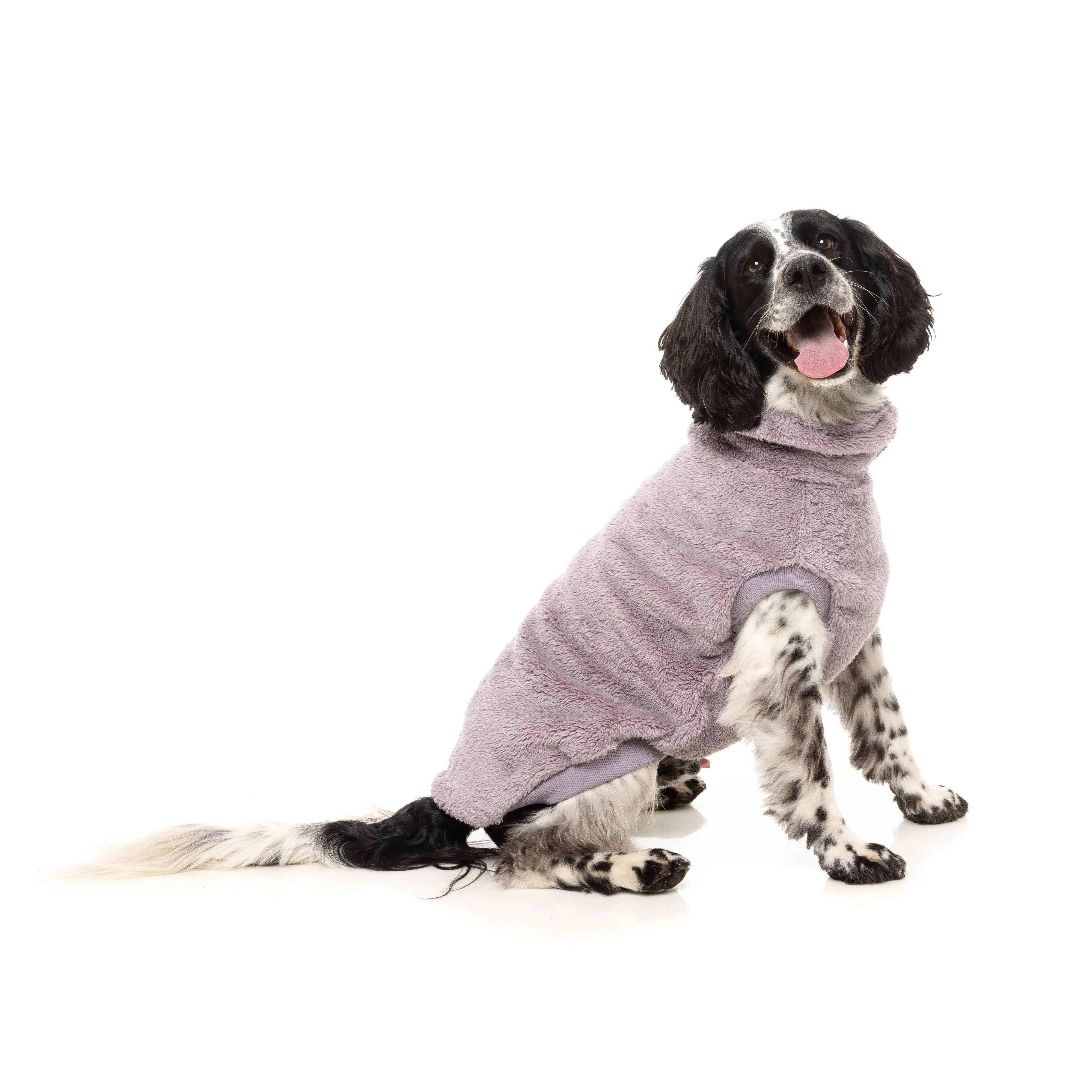FuzzYard Dog Apparel Turtle Teddy 25 Sweater Lavender Size 1