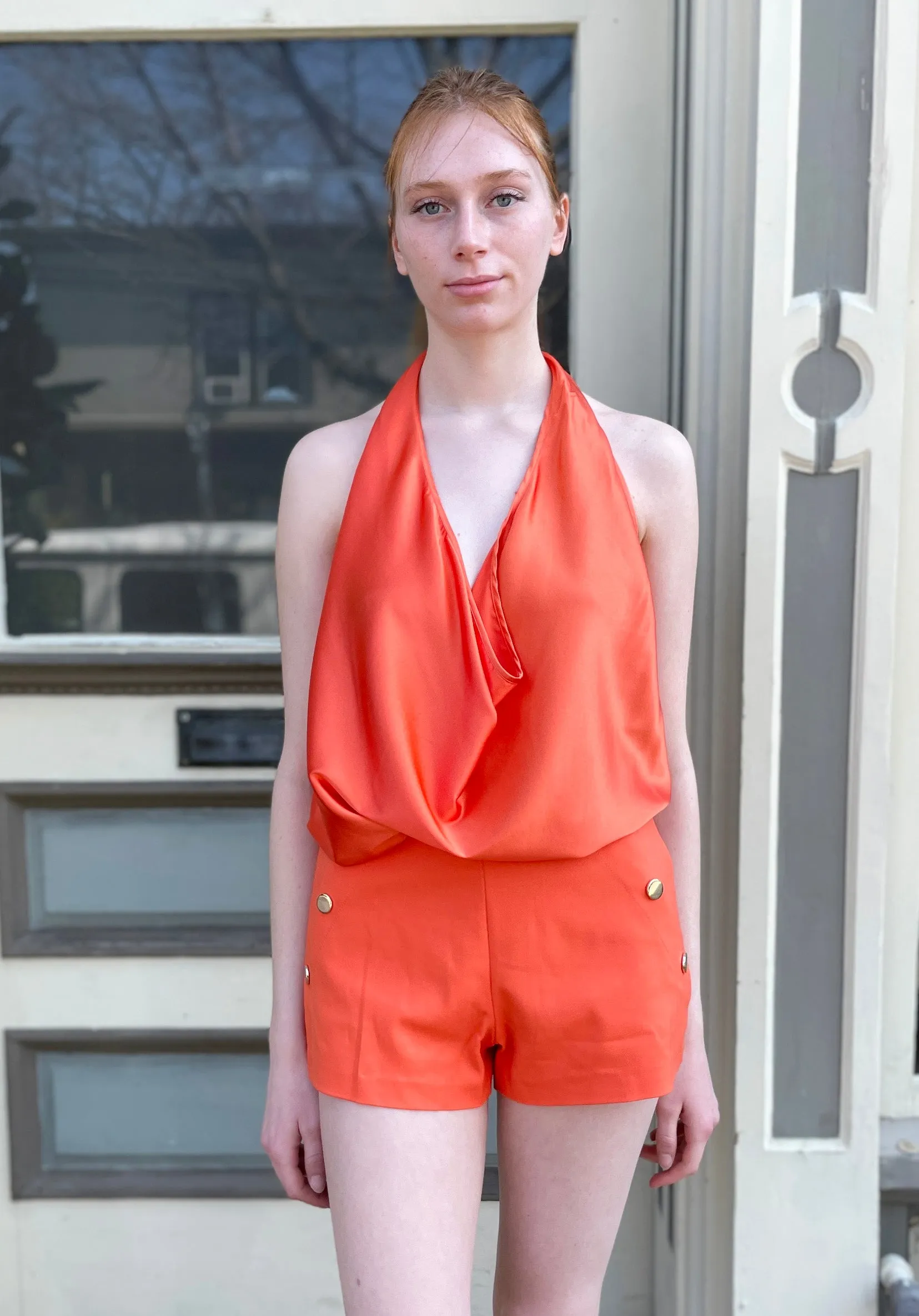 Harriet Halter Tank Top - Zinnia