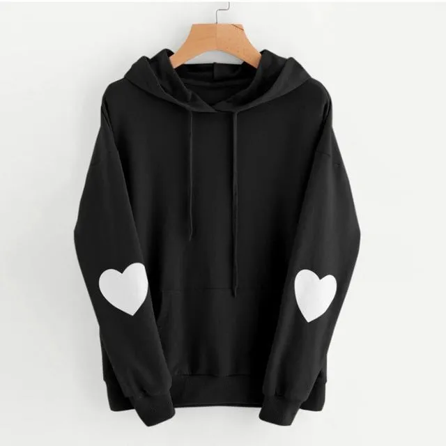 Heart Sleeved Hoodie
