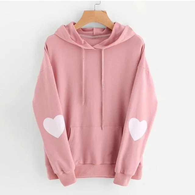 Heart Sleeved Hoodie