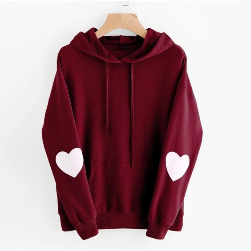 Heart Sleeved Hoodie