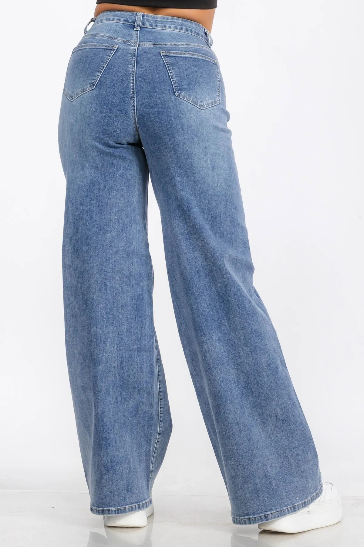 High Waist Wide Leg Jean