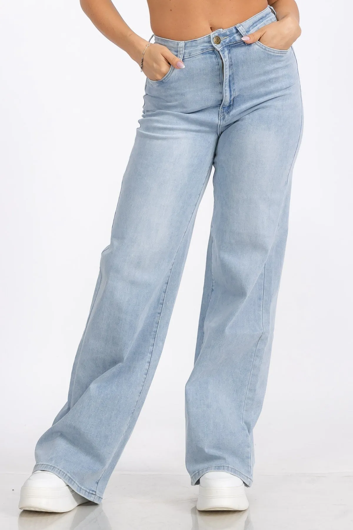 High Waist Wide Leg Jean