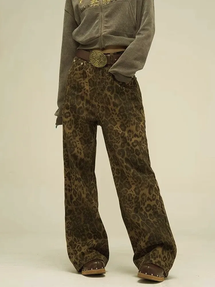 Isabelle – Jeans Met Luipaardprint, Een Trendy Must-Have