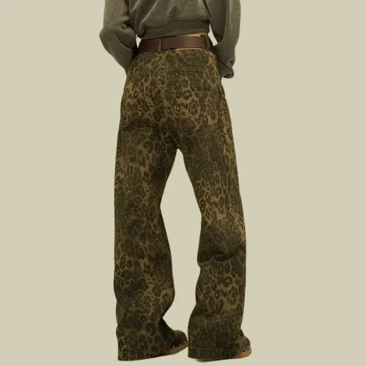 Isabelle – Jeans Met Luipaardprint, Een Trendy Must-Have