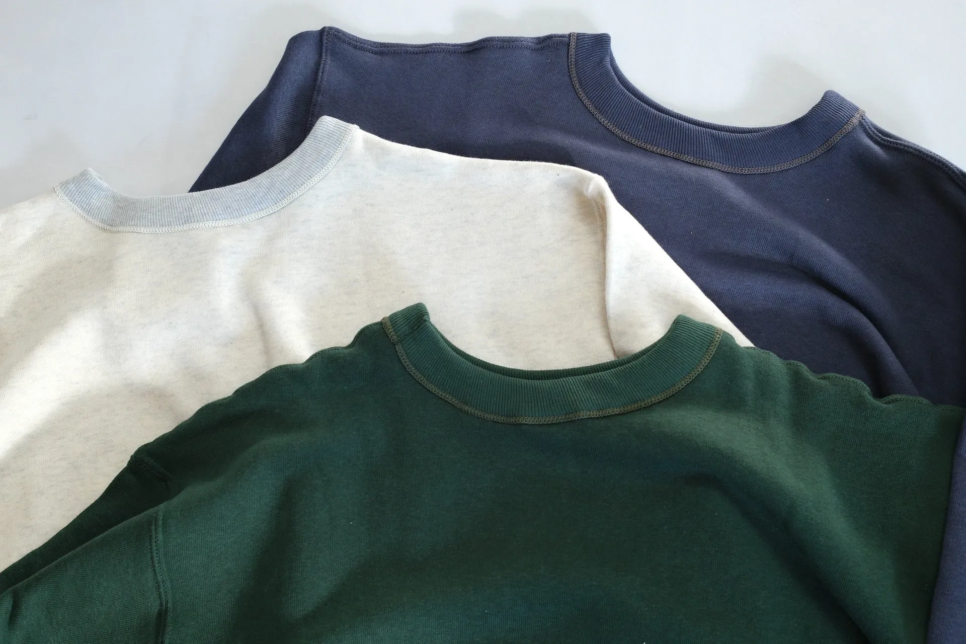 John Gluckow X Warehouse Co. 10oz Loopwheeled Classic Sweatshirt (Navy)