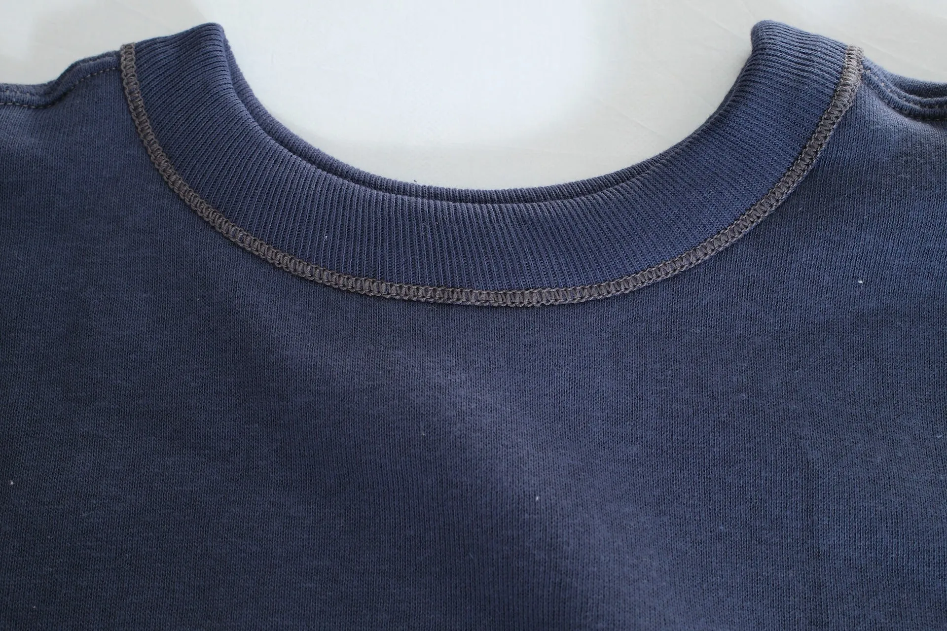 John Gluckow X Warehouse Co. 10oz Loopwheeled Classic Sweatshirt (Navy)