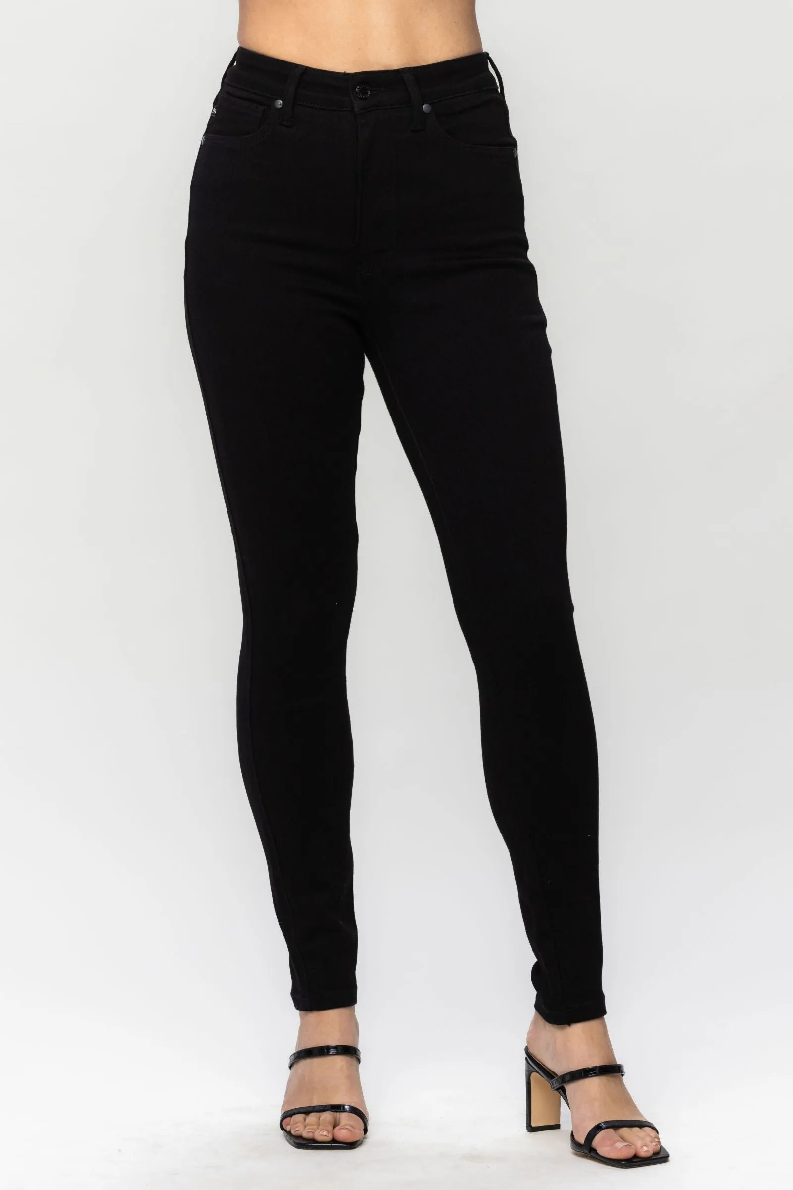 Judy Blue Black High Waist Tummy Control Classic Skinny