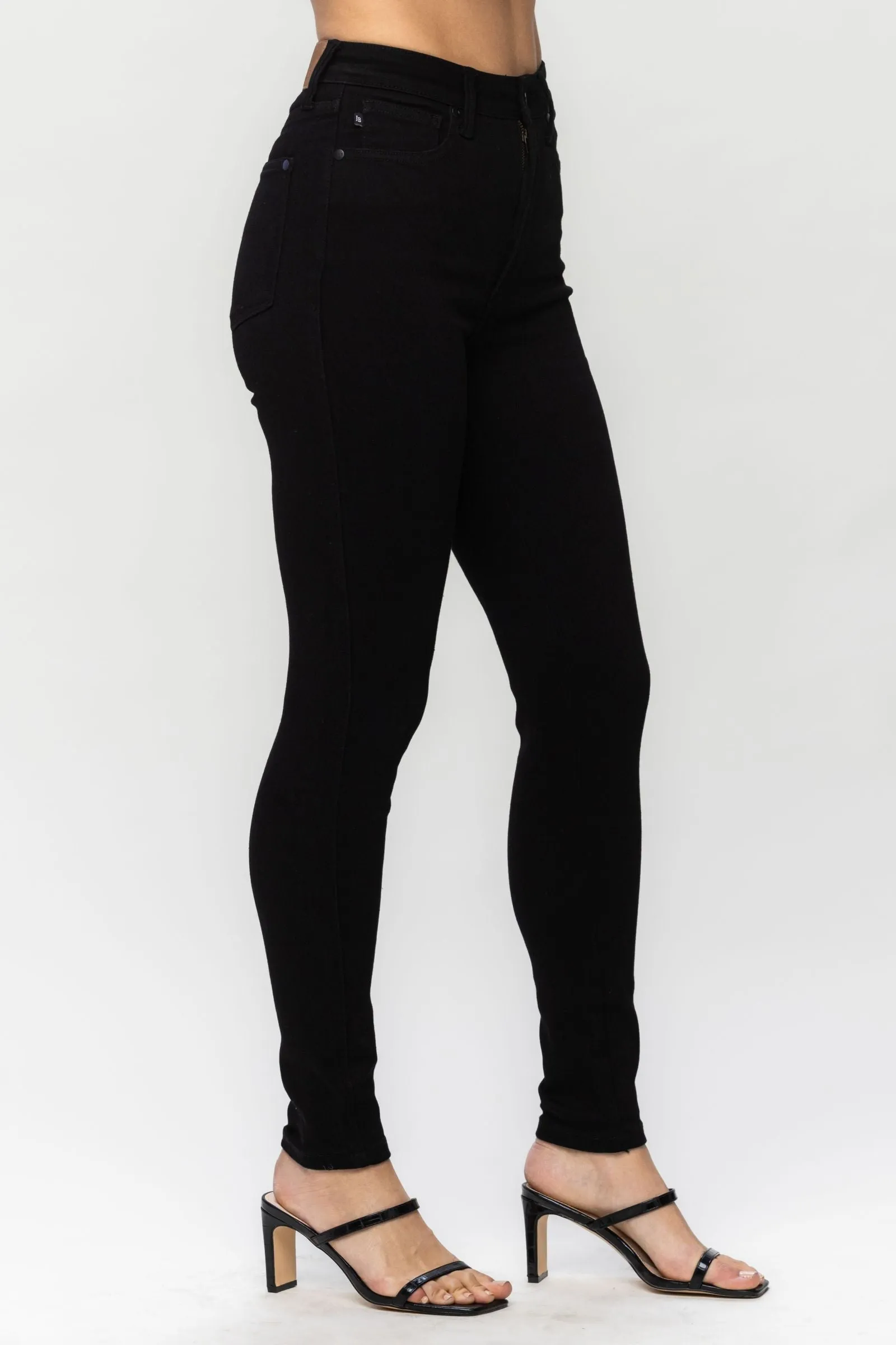 Judy Blue Black High Waist Tummy Control Classic Skinny