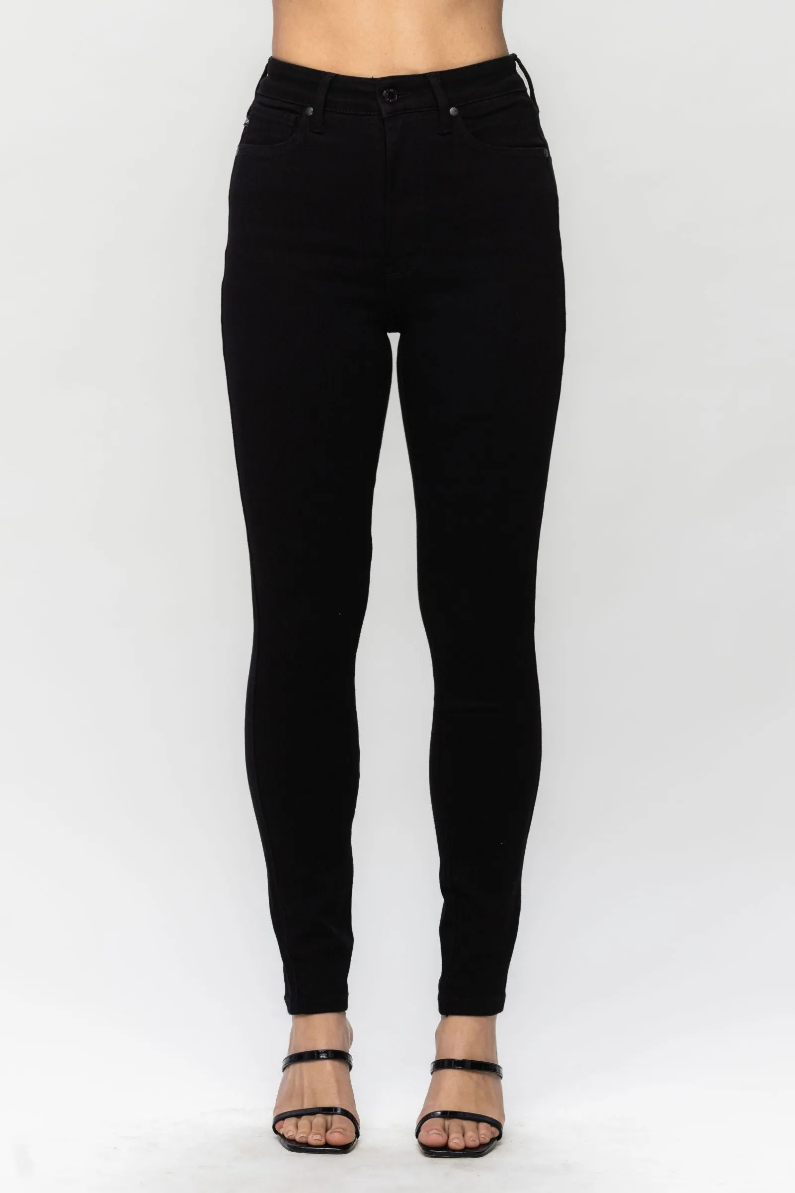 Judy Blue Black High Waist Tummy Control Classic Skinny
