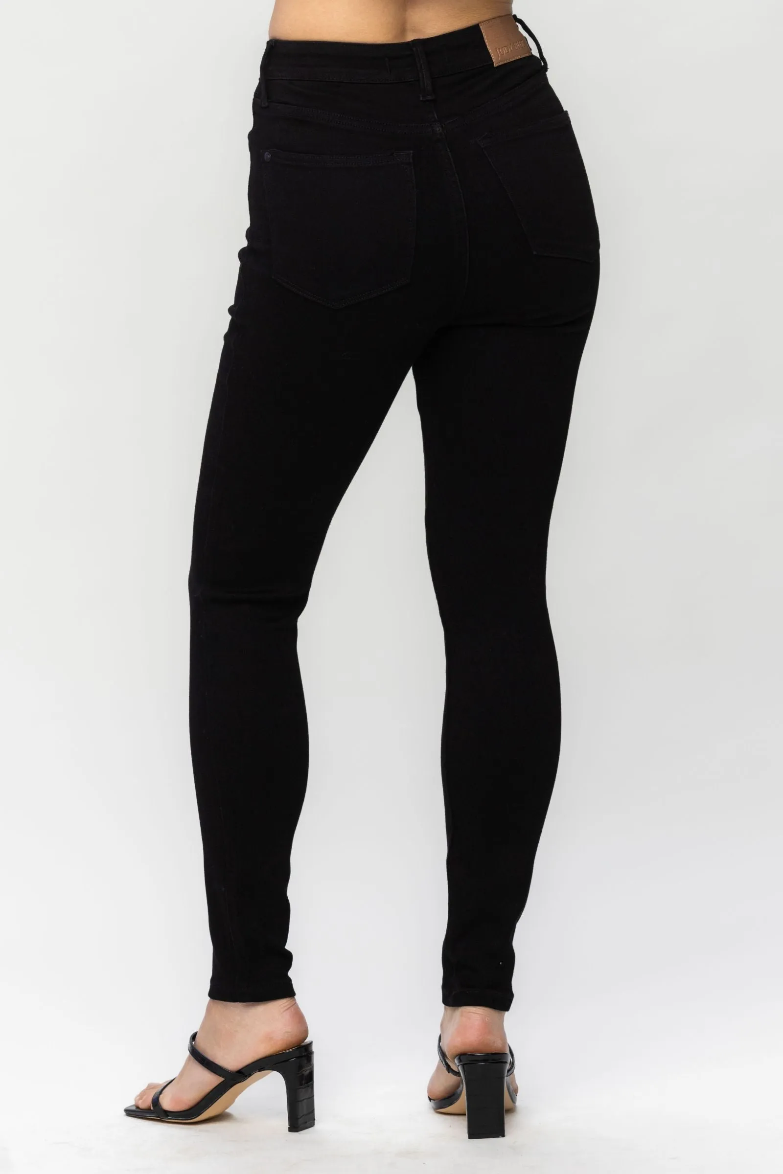Judy Blue Black High Waist Tummy Control Classic Skinny