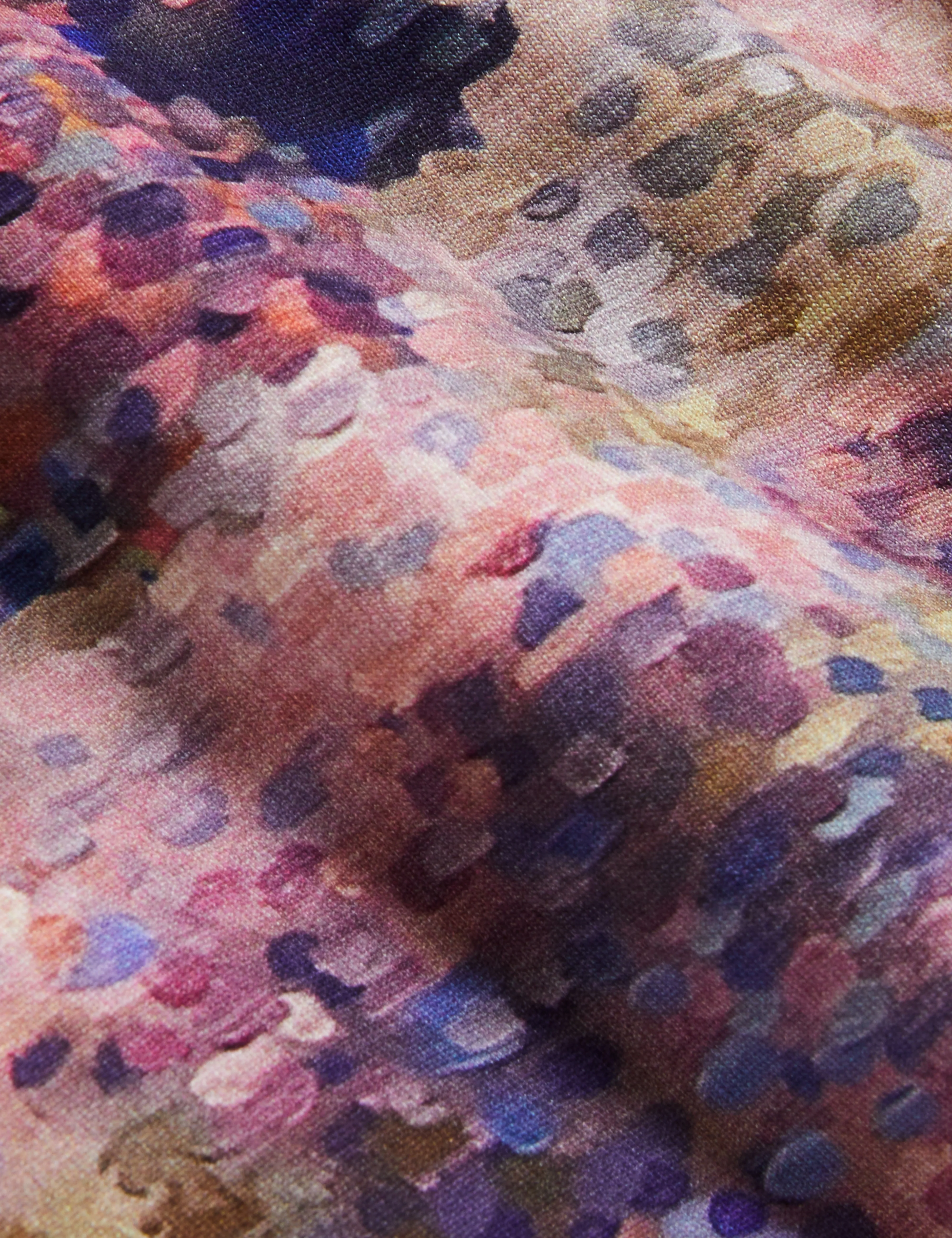 Kaytte Printed Fitted Tee Mid-Pink