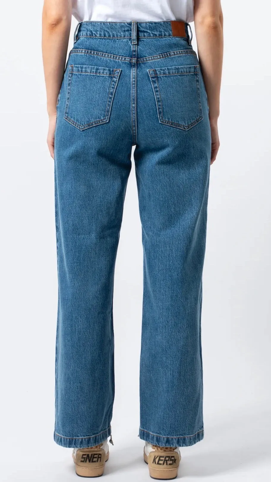 Kendall Full Length Jean Deep Blue