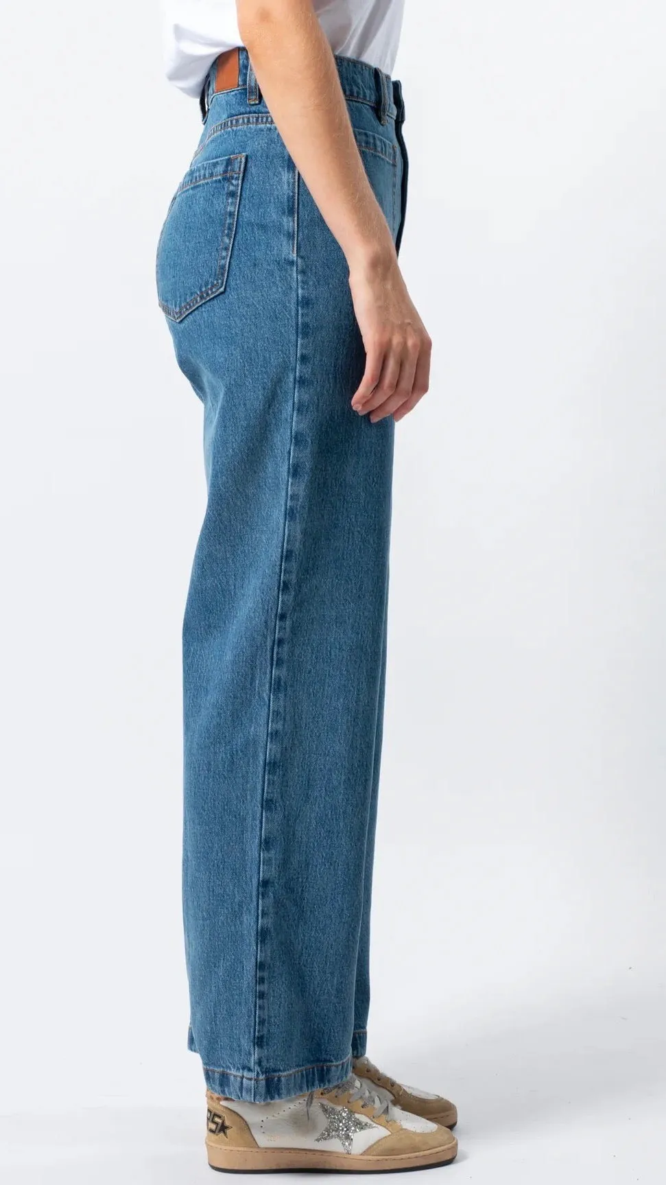 Kendall Full Length Jean Deep Blue