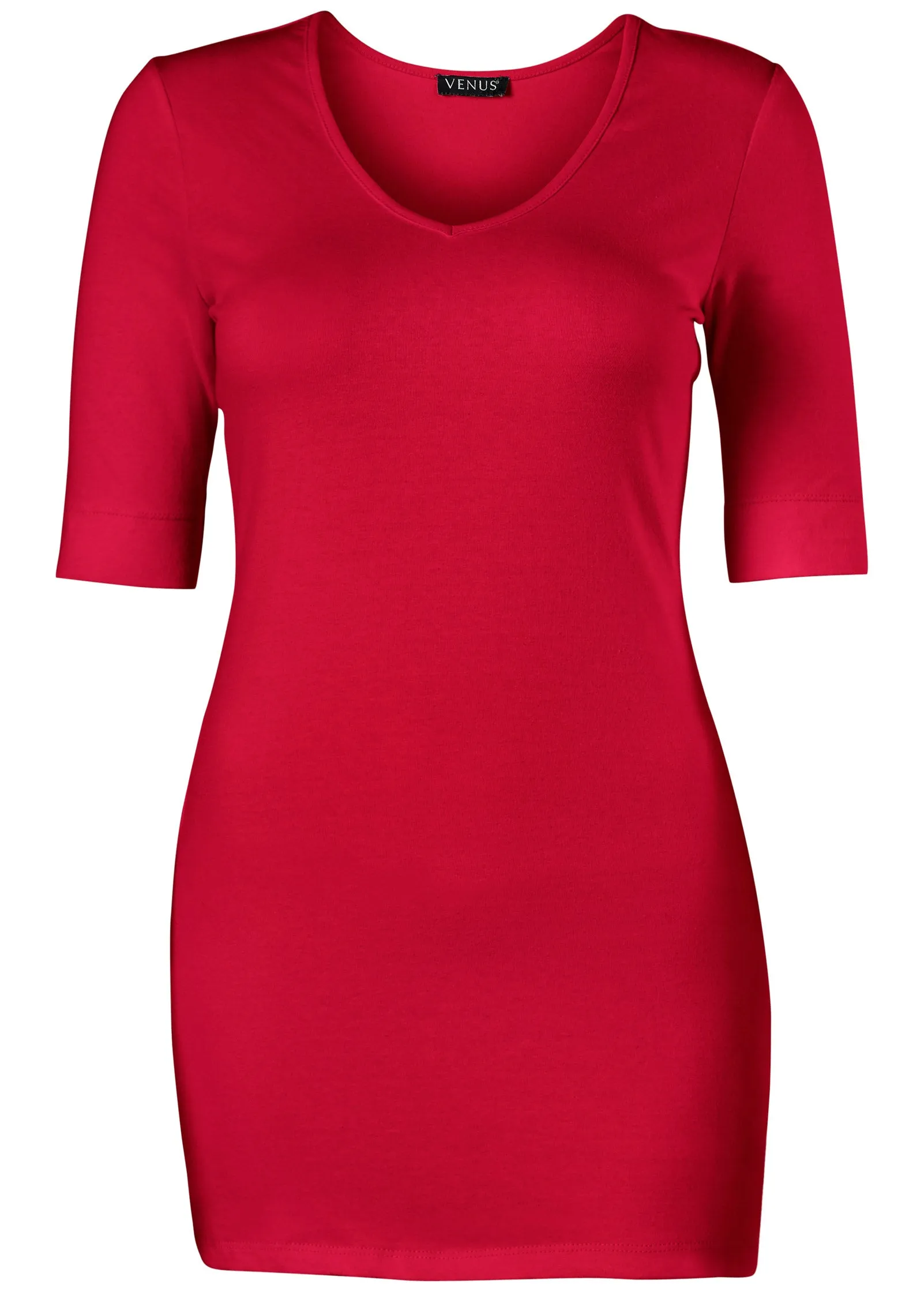 Long And Lean Tee - Red