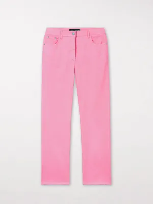 Luisa Cerano Baby Flare Jeans Candy Pink
