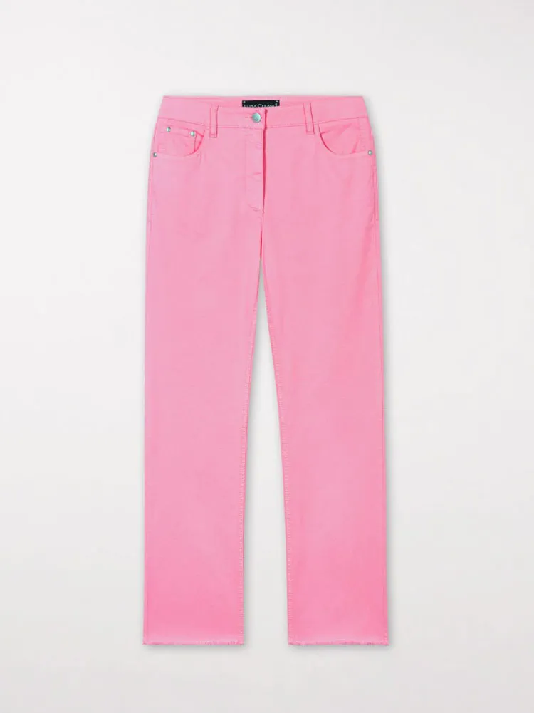Luisa Cerano Baby Flare Jeans Candy Pink