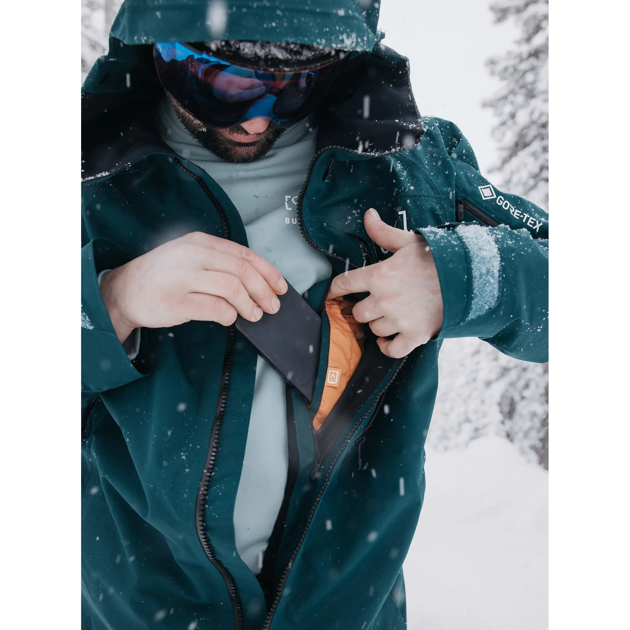 M AK GORE CYCLIC JACKET DEEP EMERALD