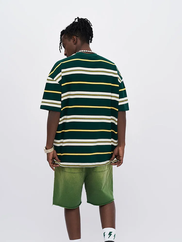Men'S Relaxed Fit Striped T-Shirt