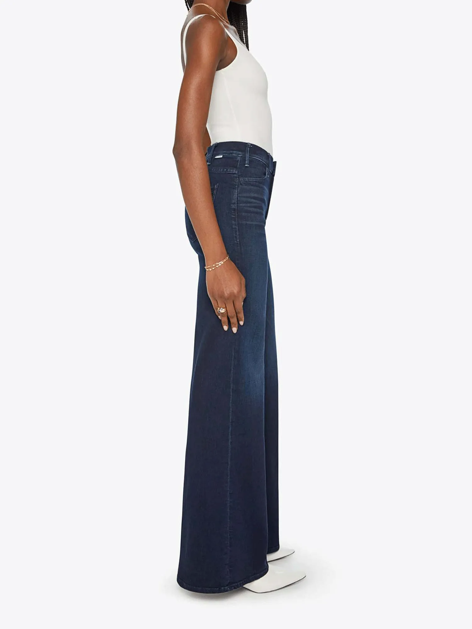Mother The Hustler Roller Sneak Jeans