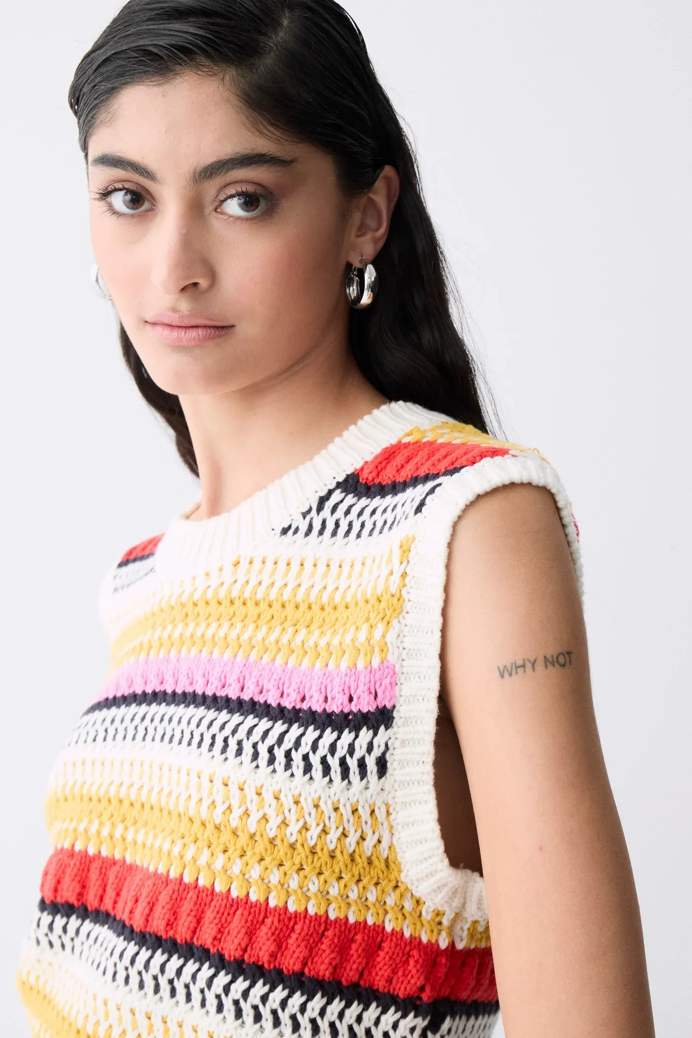 Moura Knit Vest in Multicolor