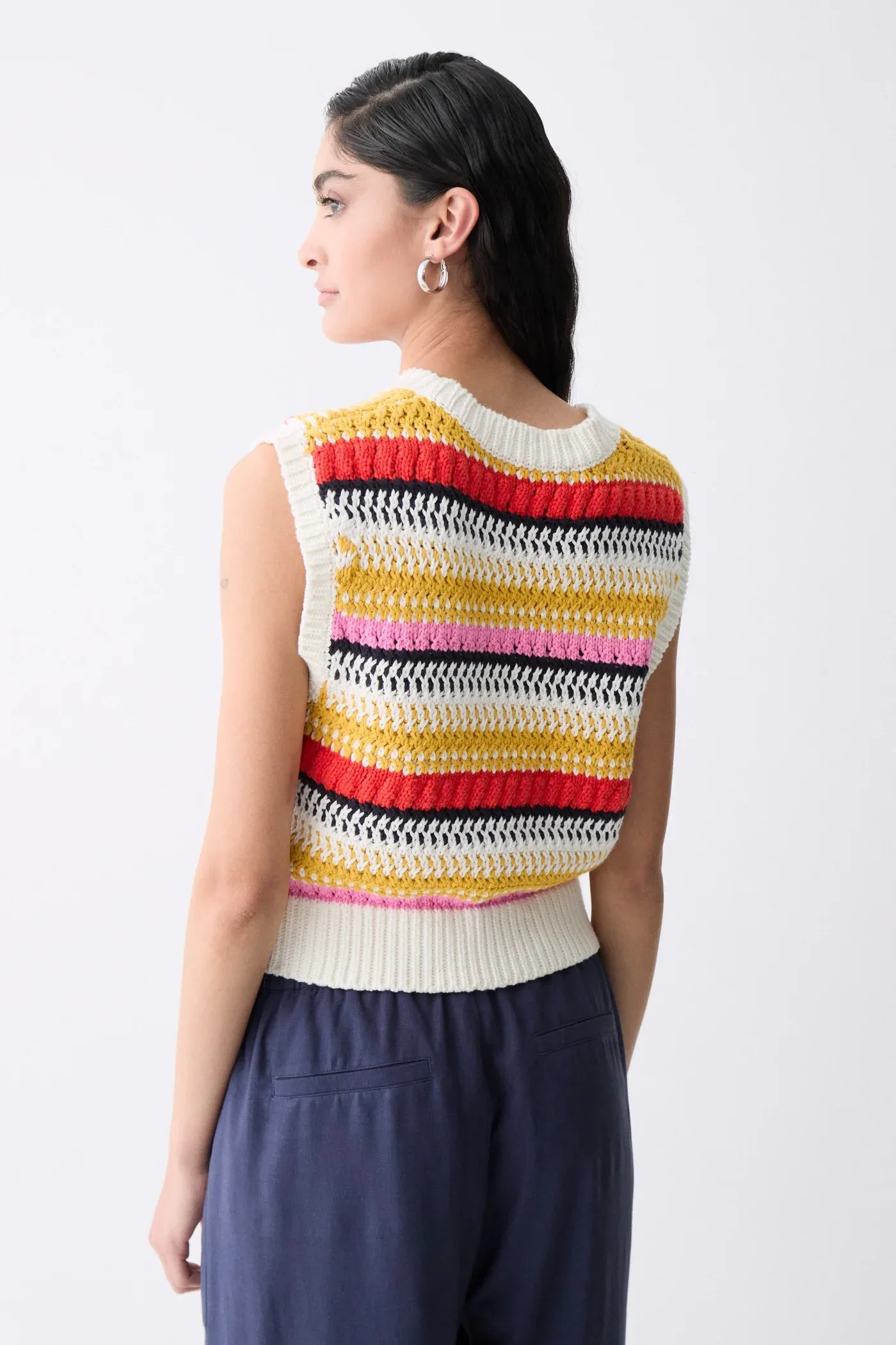 Moura Knit Vest in Multicolor