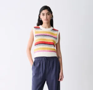 Moura Knit Vest in Multicolor
