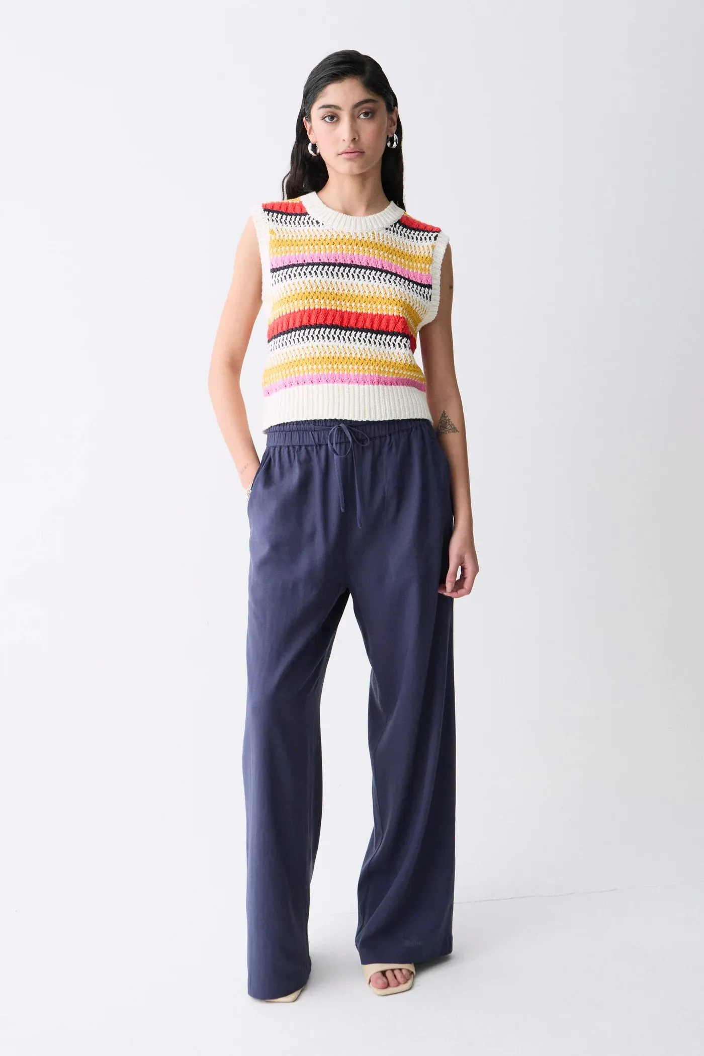 Moura Knit Vest in Multicolor