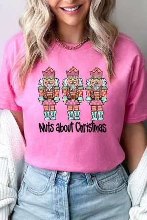 Nuts About Christmas Short Sleeve Relaxed Fit T-Shirt