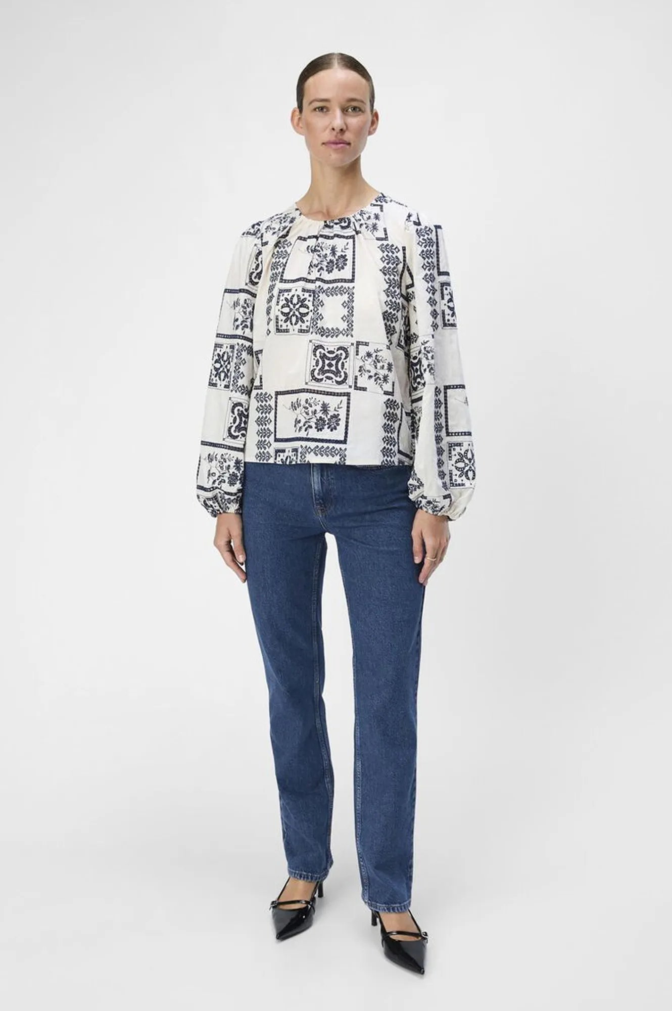 Object Dicte White Sand Blouse
