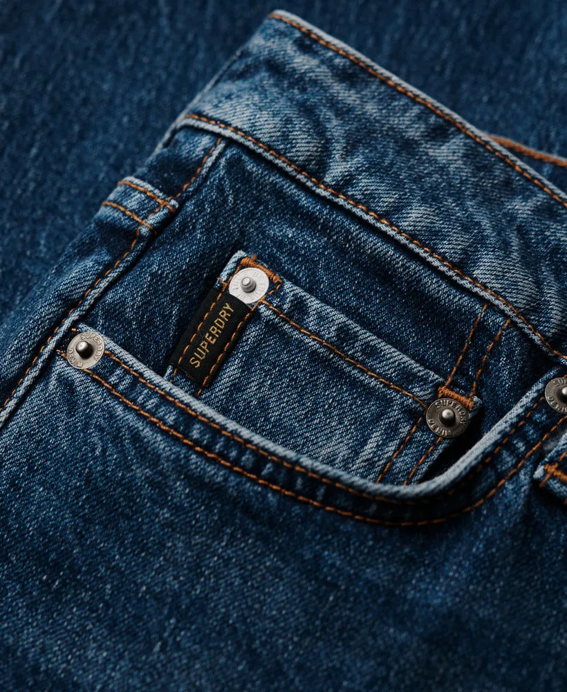 Organic Cotton Mid Rise Slim Jeans - Valley Blue