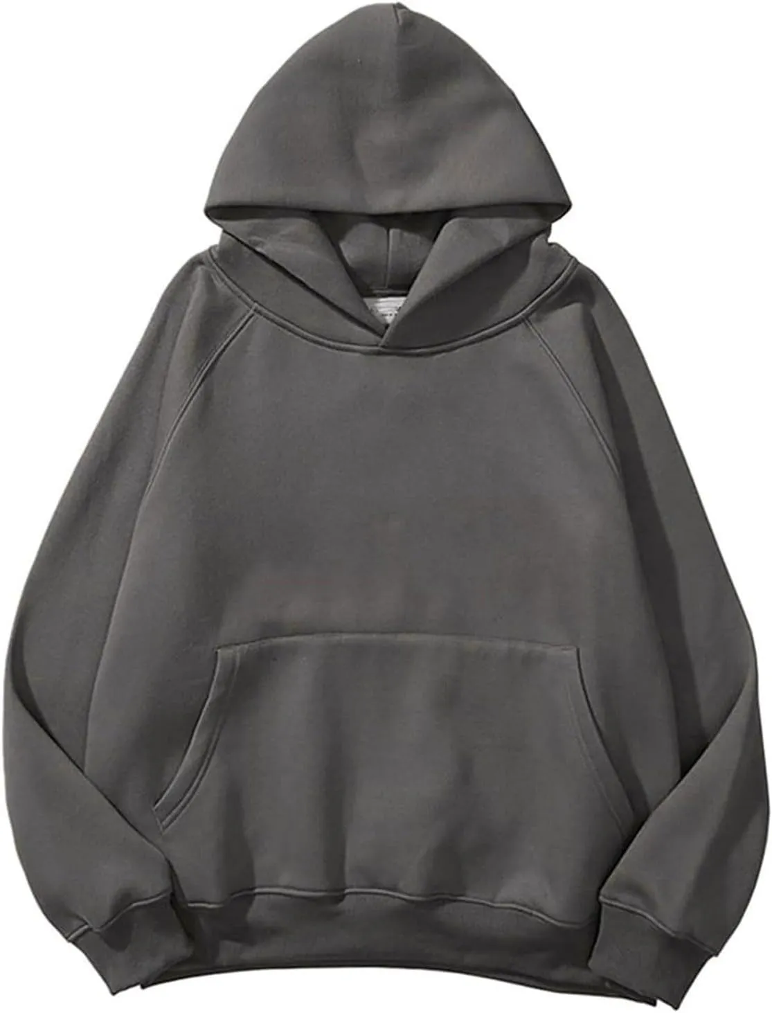 Oversized Hoodie Sweatshirt for Women Long Sleeve Solid Colors Hooded Pullover Tops Fall Fashion Outfit with Pocket