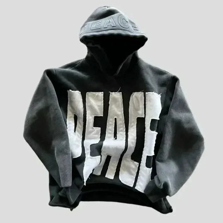 Peace Sign Hoodie | Unisex Loose Style
