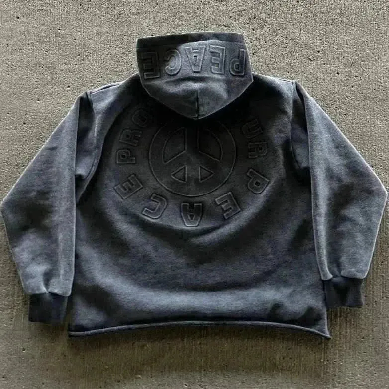 Peace Sign Hoodie | Unisex Loose Style